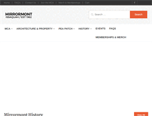 Tablet Screenshot of mirrormont.org